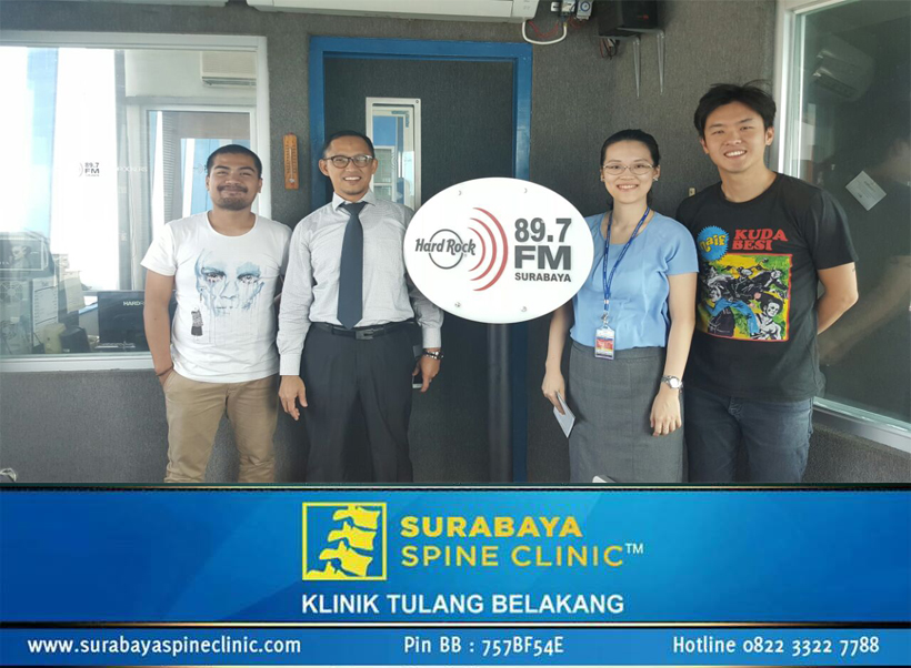 Hard Rock FM, Ayo Sehatkan Tulang Belakangmu. 